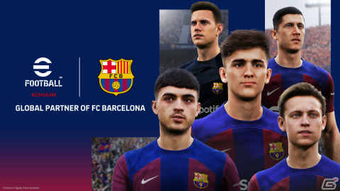 KONAMIがFC バルセロナとのパートナーシップ契約を更新――「eFootball 2023」ではサビオラ選手など3名が登場の画像1
