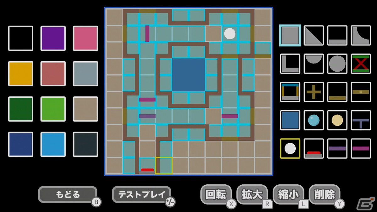 ステージを回転操作し、ボールを動かしてスイッチを押すアクションパズル「世界の中心で回る」がSwitch/Steamで配信の画像4