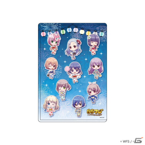 「ららマジ」器楽部のメンバーたちが浴衣を着た描き下ろし＆ミニキャライラストを使用した新作グッズが登場！の画像10