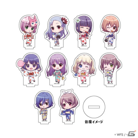 「ららマジ」器楽部のメンバーたちが浴衣を着た描き下ろし＆ミニキャライラストを使用した新作グッズが登場！の画像8