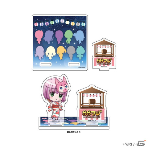 「ららマジ」器楽部のメンバーたちが浴衣を着た描き下ろし＆ミニキャライラストを使用した新作グッズが登場！の画像9