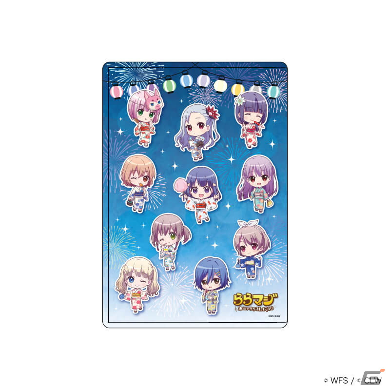 ららマジ」器楽部のメンバーたちが浴衣を着た描き下ろし＆ミニキャラ