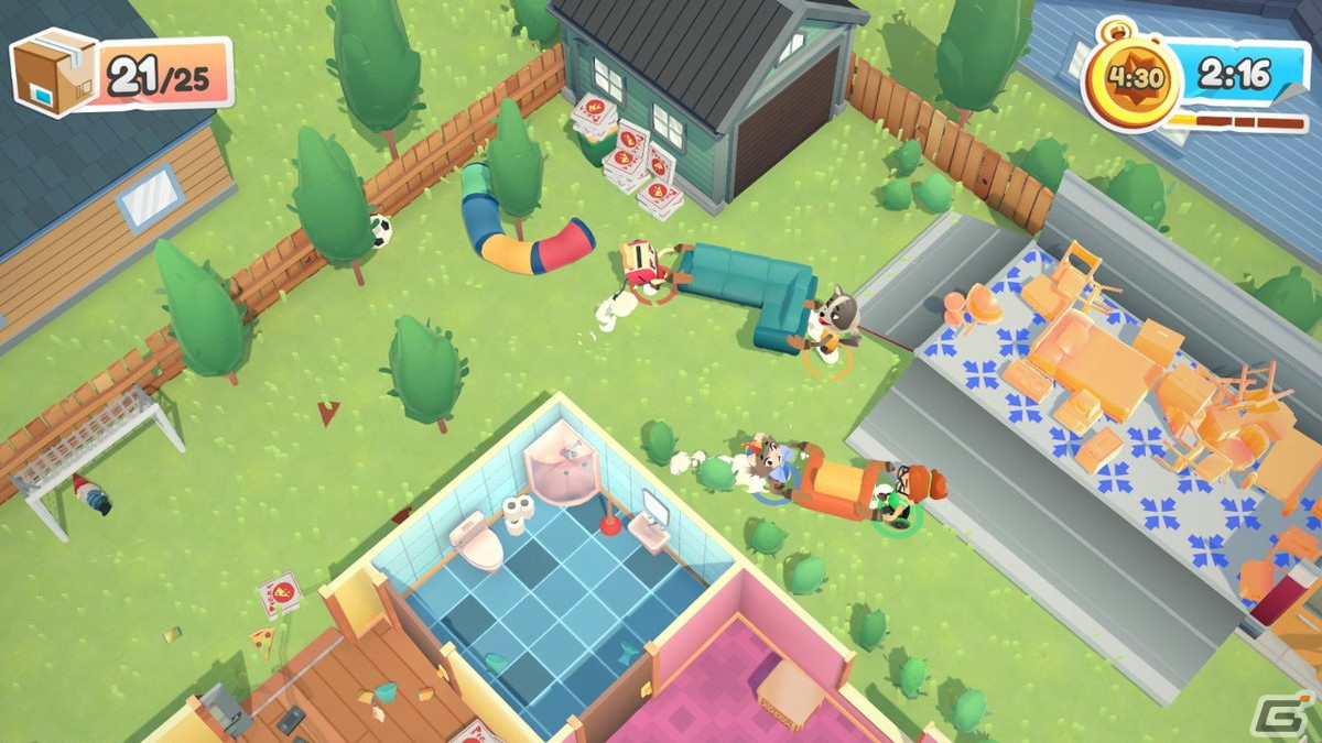 オンライン協力プレイにも対応した引っ越しアクションゲーム「ムービングアウト2」がリリース！「Moving Out」シリーズ2作品のセット版も登場の画像13