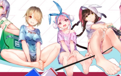 「ヘブバン」とアトレ秋葉原のコラボが開催！ゆーげん氏が描き下ろしたルームウェア姿の31A部隊のグッズも