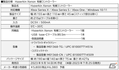 Xbox 360コントローラーリメイクモデル「Xenon」の夏季限定カラー「Shine＆Shimmer Collection Edition」が9月14日に発売！の画像3
