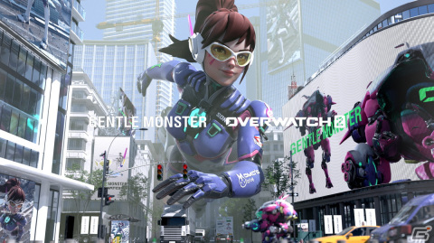 「オーバーウォッチ 2」がアイウェアブランド「GENTLE MONSTER」とコラボ！D.Va用のコラボスキンやヘッドセット風サングラスが登場の画像1
