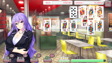 「Pretty Girls Klondike Solitaire PLUS」が配信！クールな美女からツンデレお嬢様まで11名の美少女とソリティアで勝負しようの画像4