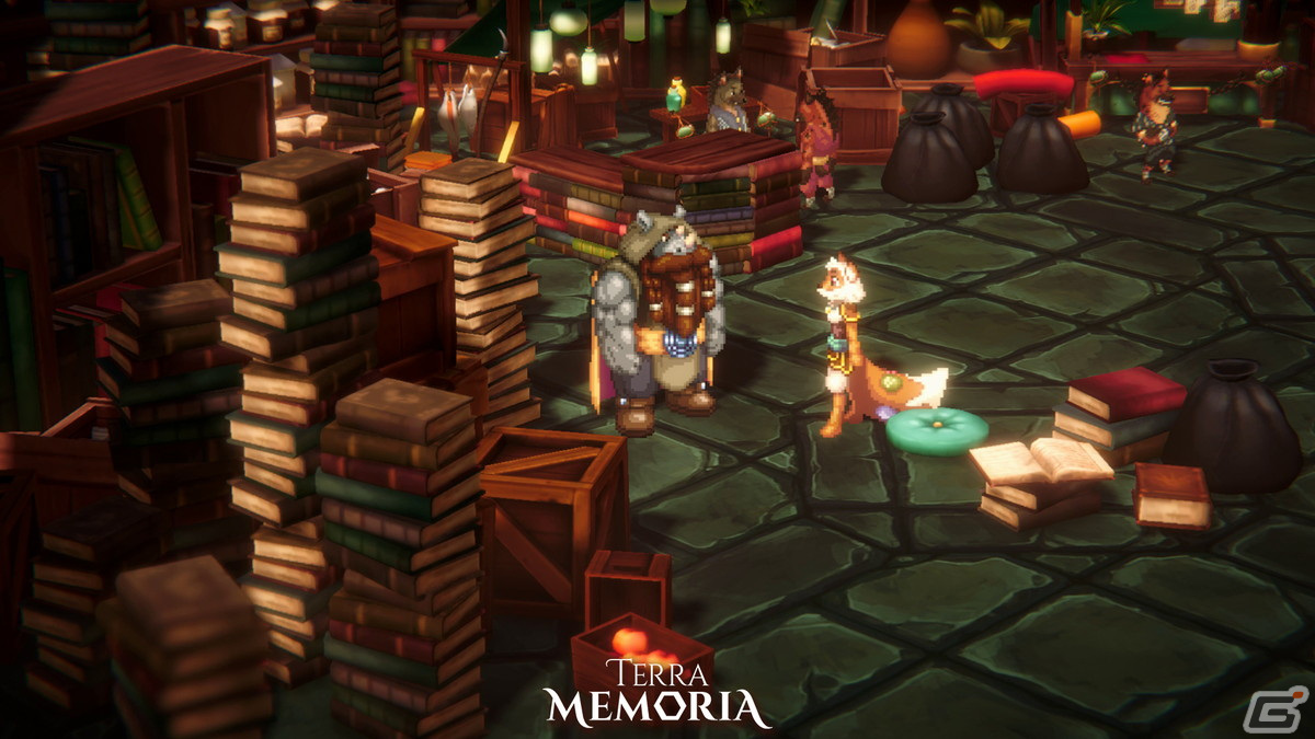 3Dとドット絵によるビジュアルが魅力のRPG「Terra Memoria」のゲームプレイトレーラーが公開！の画像5