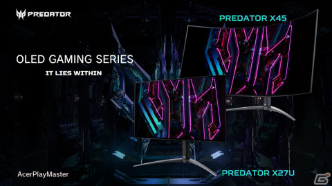 Acerが日本で初展開する有機ELパネル搭載のハイエンドゲーミングモニター「Predator X」シリーズ2機種が発売！の画像1