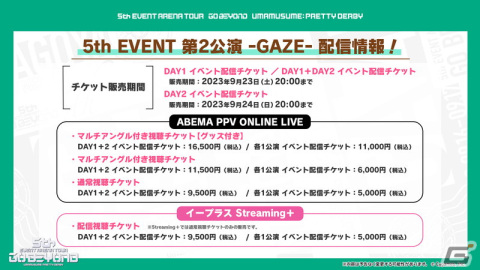 「ウマ娘 プリティーダービー」新たなウマ娘「サウンズオブアース」や「5th EVENT 第2公演 -GAZE-」の続報などを紹介！の画像6
