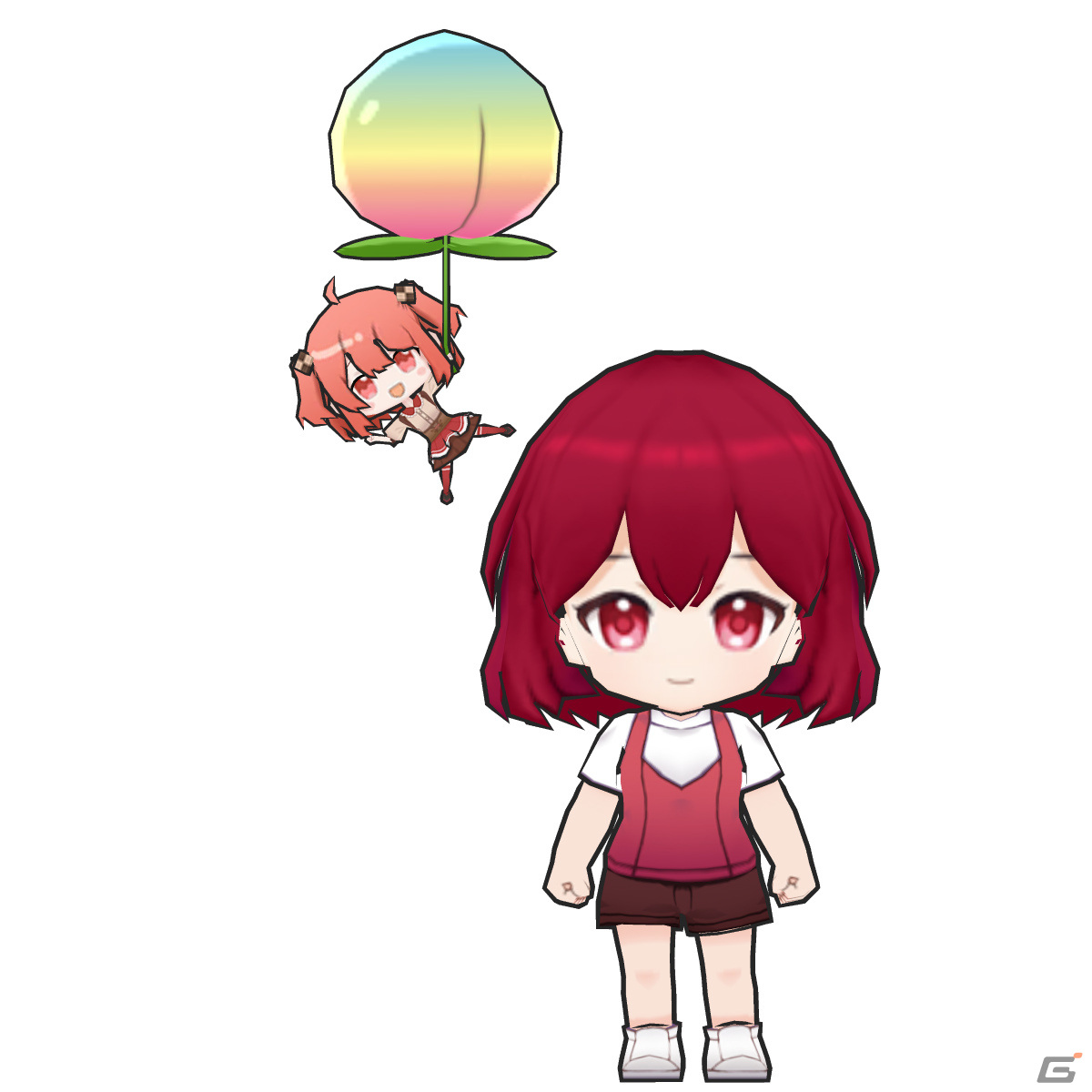 「脱獄ごっこPRO」カラフルピーチとのコラボスキンにのあさん＆ヒロさんが登場！推しコーディネートにチャレンジしようの画像4
