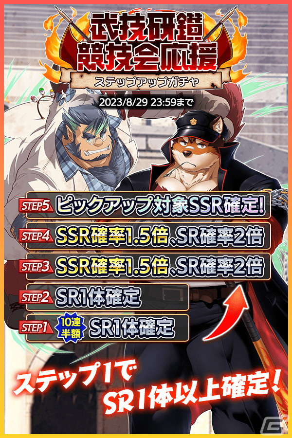 「クレイヴ・サーガ 神絆の導師」3属性のボスに挑む「武技研鑽競技会」が開催！7月に登場した新キャラのピックアップガチャも登場の画像3