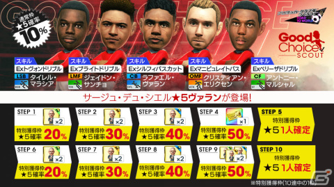 「サカつくRTW」ラファエル・ヴァラン選手らイングランドクラブのスーパースターがグッドチョイスSCOUTに登場！の画像1