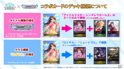 「Shadowverse EVOLVE」×「デレマス」コラボデッキ＆パックが8月25日に発売！ユニットロゴの箔押し仕様カードなどが収録の画像2