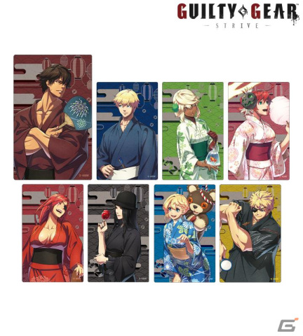 「GUILTY GEAR -STRIVE-」浴衣姿の描き下ろしイラストグッズがAMNIBUSでも発売！女性陣の普段とは違う髪型にも注目の画像3