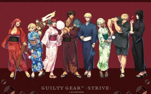 「GUILTY GEAR -STRIVE-」浴衣姿の描き下ろしイラストグッズがAMNIBUSでも発売！女性陣の普段とは違う髪型にも注目