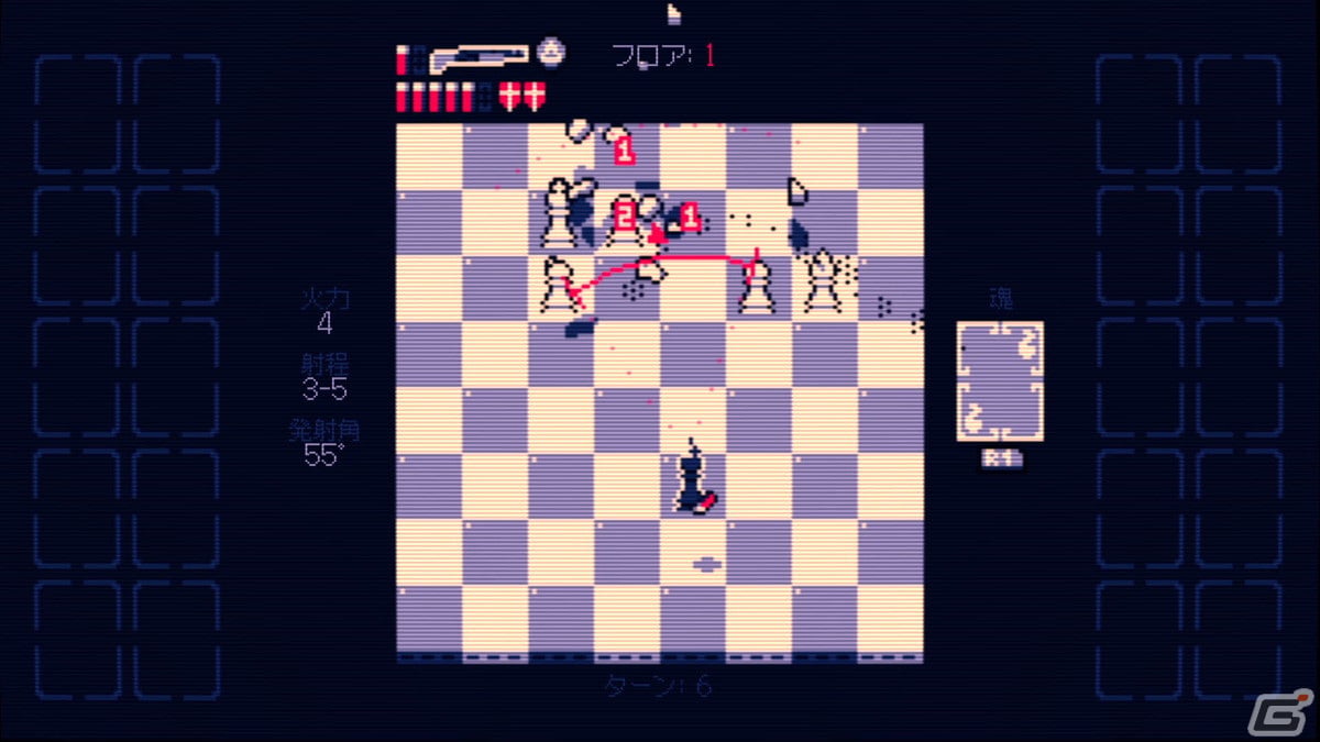 チェスボードを舞台に黒のキングがショットガンで戦う戦略的ローグライクゲーム「Shotgun King: The Final Checkmate」が配信開始！の画像5