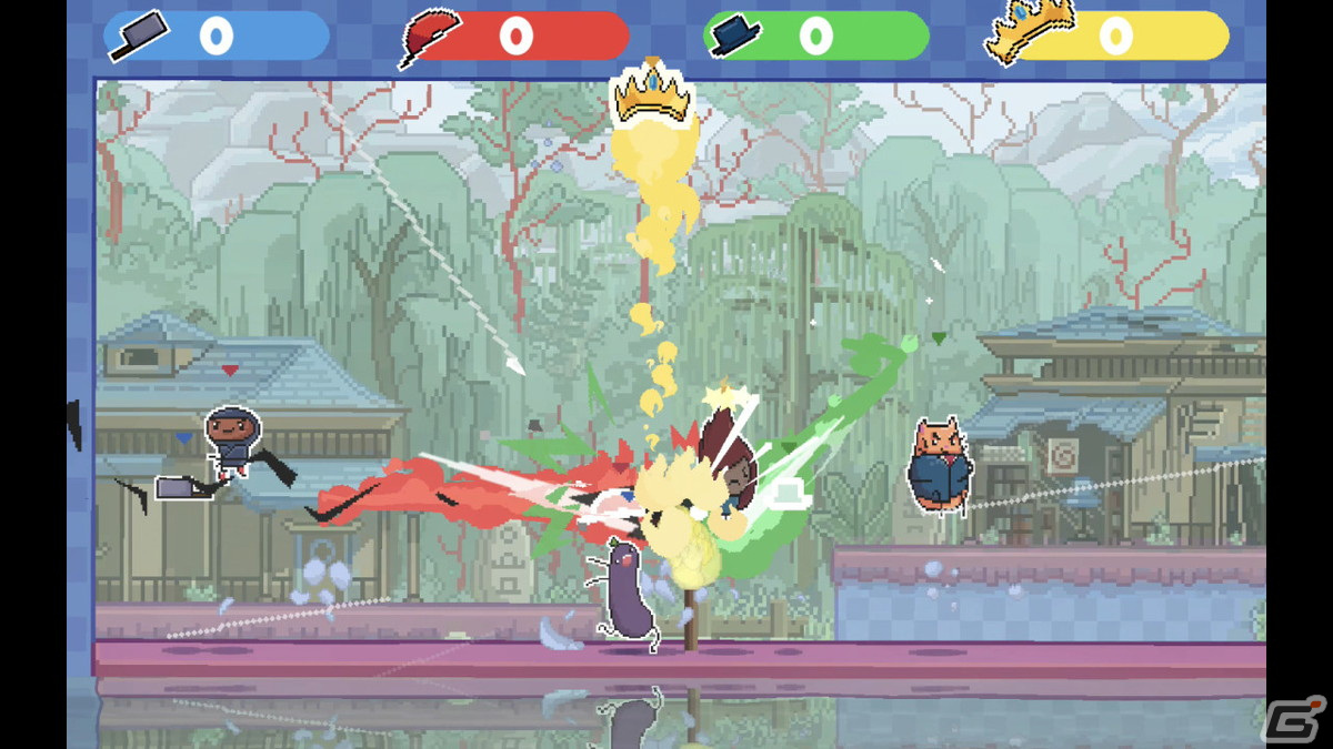 最大4人で楽しめるハイテンポ対戦アクションゲーム「King of the Hat（キング・オブ・ザ・ハット）」のSwitch版が配信開始！の画像7