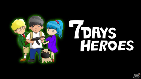 4人のキャラでゾンビと戦うドット絵2DACT「7DAYS HEROES」のiOS版が配信！軽快なチップチューンサウンドも魅力の画像1