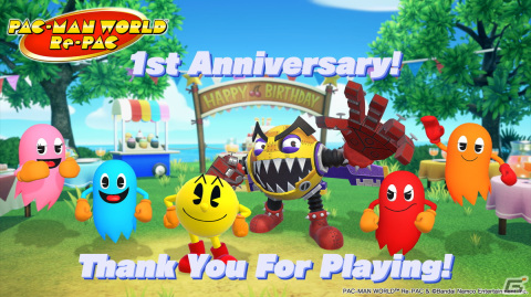 発売1周年「パックマンワールド リ・パック」DL版セールやプレゼントキャンペーンが開催！8月27日に東急歌舞伎町タワーでリアルイベントもの画像1