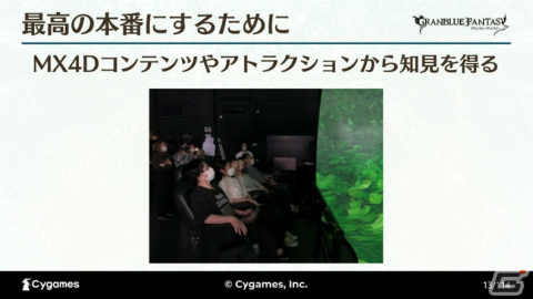 ゲーム以外でも最高のサウンドを目指して――世界観と体験を両立させた「グラブルミュージアム」MX4Dシアター制作事例【CEDEC2023】の画像3