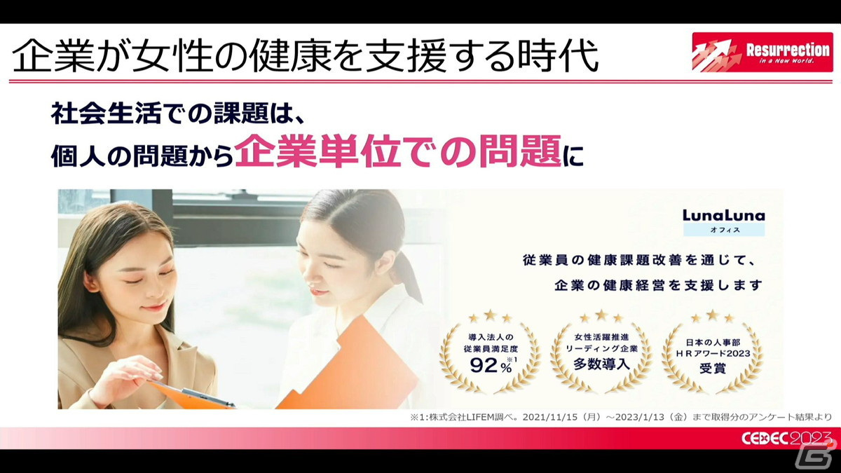 月経随伴症状などの女性の健康トラブルを理解すれば、ゲーム業界の未来はもっと明るい！男性にも知ってほしい“フェムテック”【CEDEC2023】の画像30