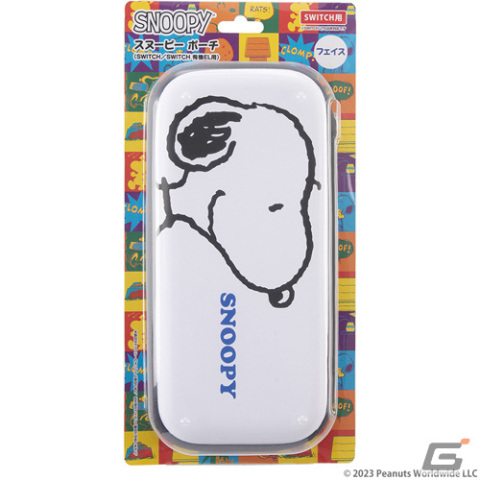 スヌーピーデザインのSwitch用ワイヤレスコントローラーとJoy-Conを装着したまま本体を収納できるポーチが登場！の画像3