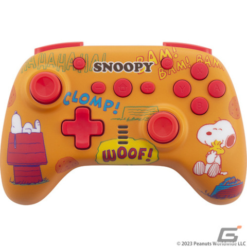 スヌーピーデザインのSwitch用ワイヤレスコントローラーとJoy-Conを装着したまま本体を収納できるポーチが登場！の画像9