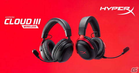 HyperX、Cloud III ゲーミングヘッドセット（ワイヤレス）の予約受付を開始――最大120時間のバッテリー稼働時間を実現の画像1