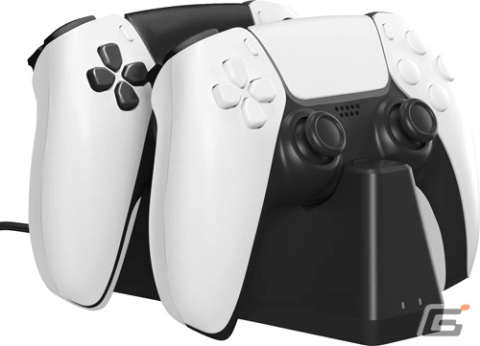 PS5用コントローラーを置くだけで充電できる「CYBER・ダブル充電スタンド(DualSense Edge／DualSense用)」が10月下旬に発売！の画像3