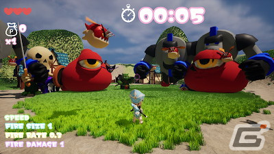 「3D Survivors」のSteamストアページが公開！360度全ての方向からモンスターが迫りくる3Dローグライクアクションの画像3