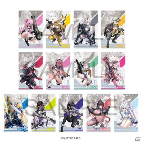 「勝利の女神：NIKKE」50種類の登場キャライラストを収録した「ガンガールメタルカードコレクション」が販売開始！の画像4