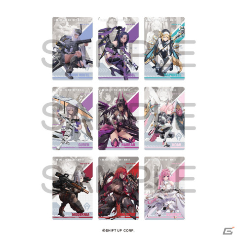 「勝利の女神：NIKKE」50種類の登場キャライラストを収録した「ガンガールメタルカードコレクション」が販売開始！の画像6