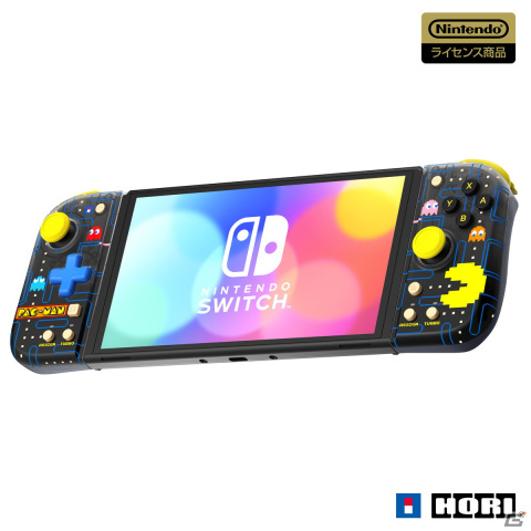 「グリップコントローラー Fit for Nintendo Switch PAC-MAN」が2023年10月に発売！昔懐かしいPAC-MANのゲーム画面をモチーフにしたデザインの画像2