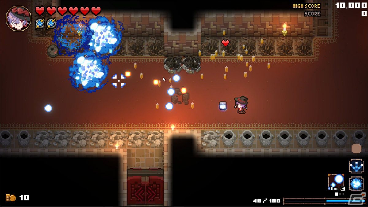 「HEAVEN SEEKER コノ残酷ナ世界ノ救イ方」が発表！自分だけの魔法を編み出せるツインスティック・ローグライトSTGの画像10