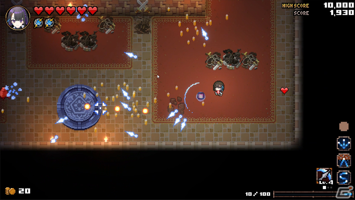 「HEAVEN SEEKER コノ残酷ナ世界ノ救イ方」が発表！自分だけの魔法を編み出せるツインスティック・ローグライトSTGの画像14