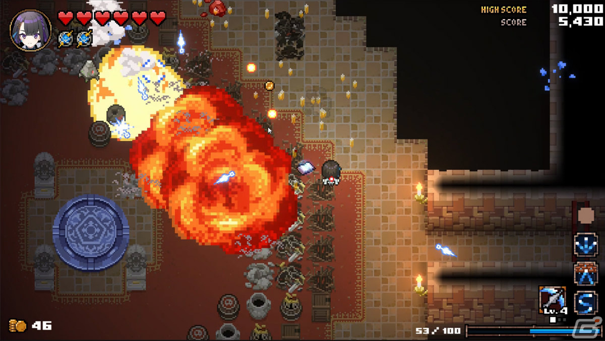 「HEAVEN SEEKER コノ残酷ナ世界ノ救イ方」が発表！自分だけの魔法を編み出せるツインスティック・ローグライトSTGの画像15