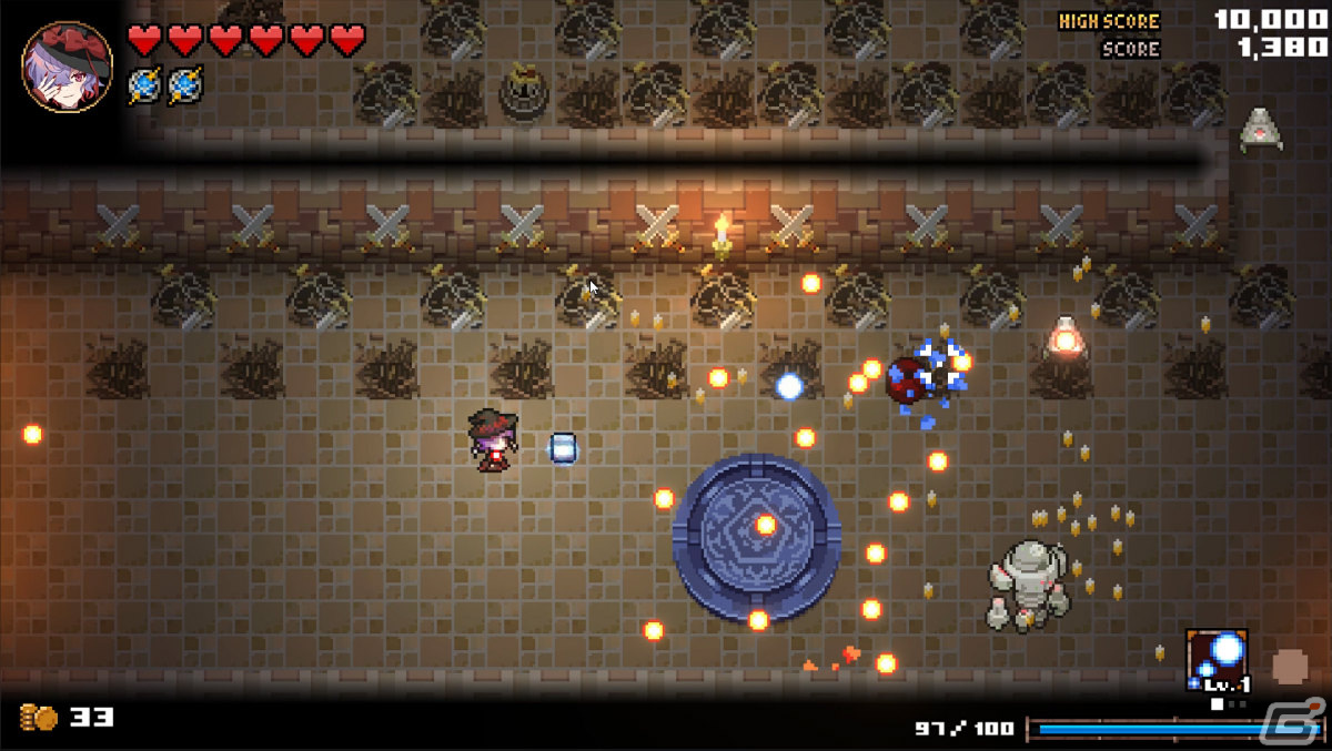 「HEAVEN SEEKER コノ残酷ナ世界ノ救イ方」が発表！自分だけの魔法を編み出せるツインスティック・ローグライトSTGの画像2