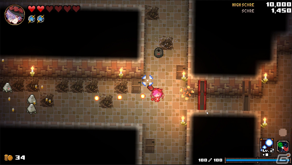 「HEAVEN SEEKER コノ残酷ナ世界ノ救イ方」が発表！自分だけの魔法を編み出せるツインスティック・ローグライトSTGの画像25