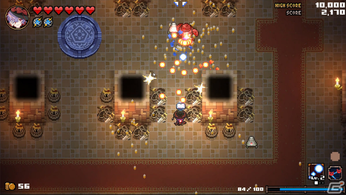 「HEAVEN SEEKER コノ残酷ナ世界ノ救イ方」が発表！自分だけの魔法を編み出せるツインスティック・ローグライトSTGの画像4