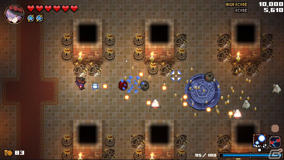 「HEAVEN SEEKER コノ残酷ナ世界ノ救イ方」が発表！自分だけの魔法を編み出せるツインスティック・ローグライトSTGの画像6