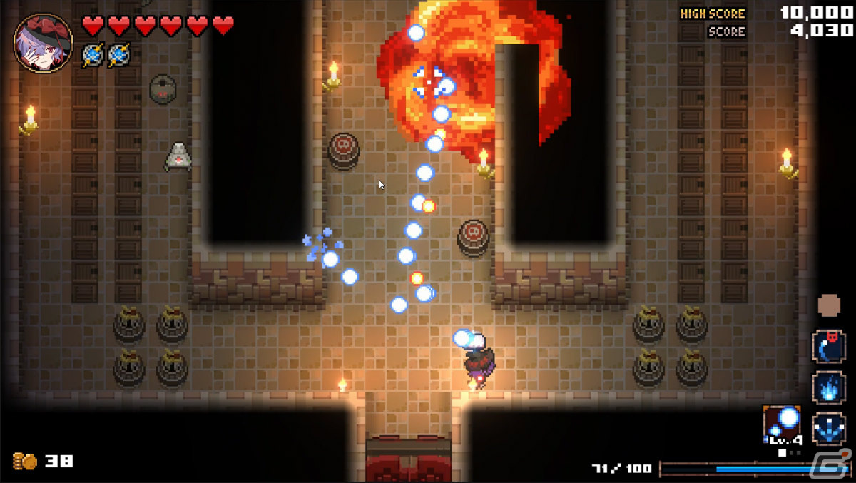 「HEAVEN SEEKER コノ残酷ナ世界ノ救イ方」が発表！自分だけの魔法を編み出せるツインスティック・ローグライトSTGの画像9