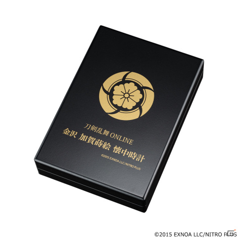 刀剣乱舞ONLINE」 加賀の蒔絵が施された懐中時計が登場！前田藤四郎