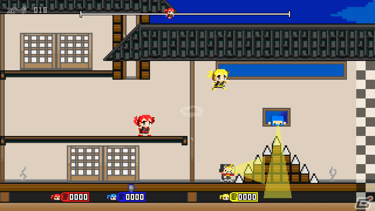 「ツクールシリーズ Ninja Sneaking VS ～おすそわけ専用忍合戦～」が配信！攻守に分かれて最強の忍者を目指す非対称型対戦ゲームの画像3