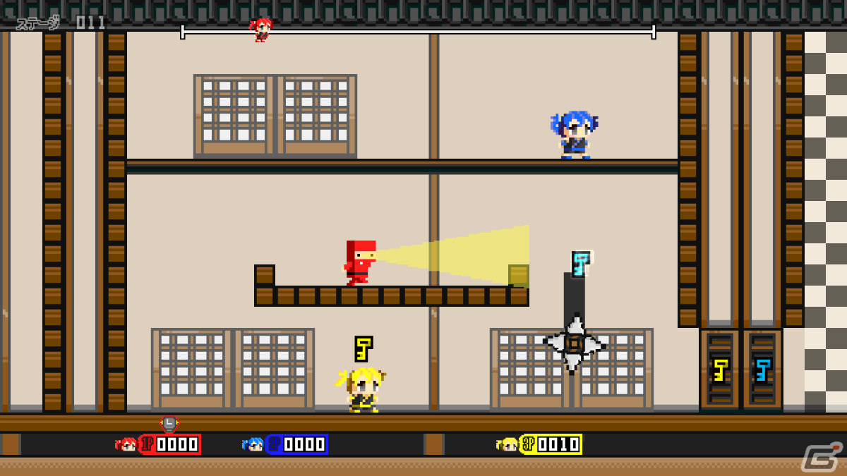「ツクールシリーズ Ninja Sneaking VS ～おすそわけ専用忍合戦～」が配信！攻守に分かれて最強の忍者を目指す非対称型対戦ゲームの画像5