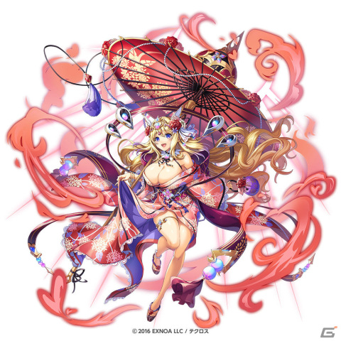 「神姫PROJECT」浴衣姿のアプロディーテとカリスが登場！プレミアムパスの特典更新もの画像2