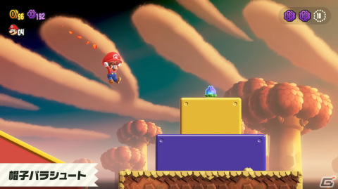 “ゾウ変身”やワンダーフラワー、オンラインプレイなど「スーパーマリオブラザーズ ワンダー Direct」で判明した新たな要素を紹介！の画像17