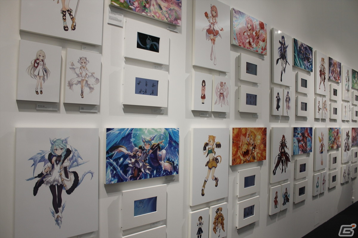 キャラクターが展示を案内！「神バハ」「グラブル」「ウマ娘」など5,500点以上のアートが集結した「Cygames展 Artworks」をレポートの画像38