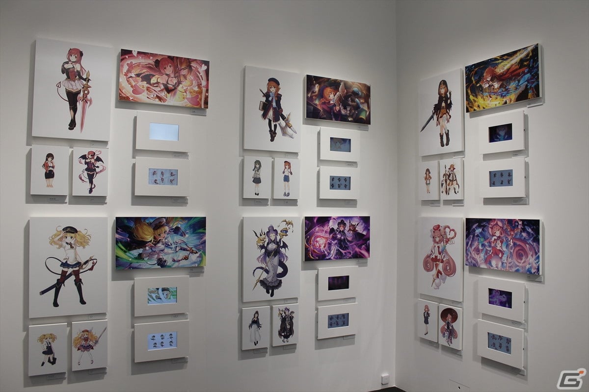 キャラクターが展示を案内！「神バハ」「グラブル」「ウマ娘」など5,500点以上のアートが集結した「Cygames展 Artworks」をレポートの画像39