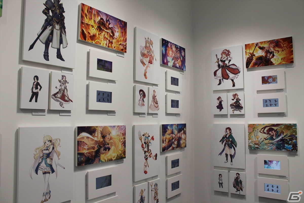 キャラクターが展示を案内！「神バハ」「グラブル」「ウマ娘」など5,500点以上のアートが集結した「Cygames展 Artworks」をレポートの画像40